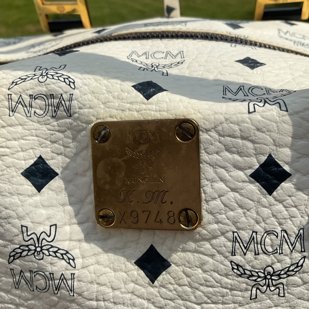 MCM Authentic Vintage Monogram Boston Bag – EUC 👜 - Picture 4 of 13